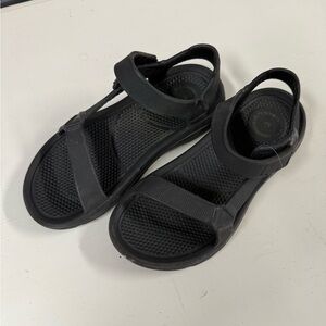 Black Strappy Sandals